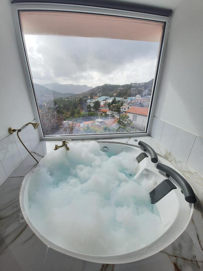 Aprosmeno Jacuzzi House 1 Villa Agrósz Kültér fotó